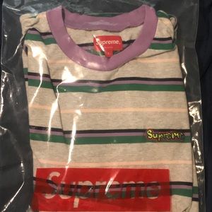 Supreme Heather Stripes Tee